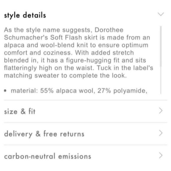 Dorothee Schumacher Gray Soft Flash Alpaca Blend Knit Midi Skirt - 12, BNWTs - Picture 7 of 8